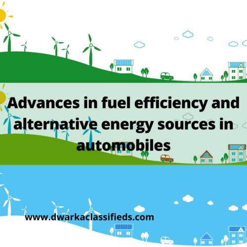 Advances in fuel efficiency and alternative energy sources in automobiles
